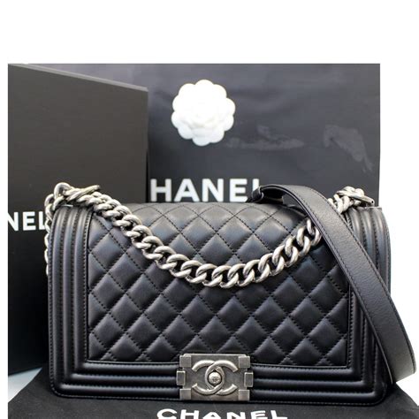 black chanel bag boy|boy chanel bag price.